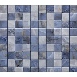 Papel de Parede Auto Adesivo Lavável Pastilha Azul Marinho 3m - 2