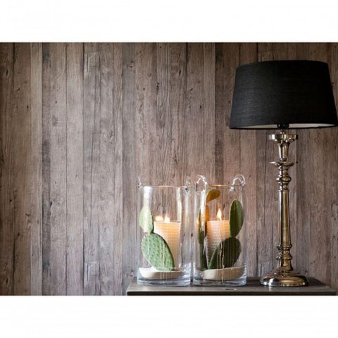 Papel de Parede Riviera Maison Driftwood 18291 - Rolo 10m X 0,53m