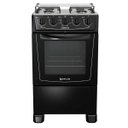 Ver imagem 1 de Fogão 4 Bocas Atlas Coliseum Forno Autolimpante Preto Bivolt