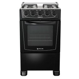 Fogão 4 Bocas Atlas Coliseum Forno Autolimpante Preto Bivolt - 1