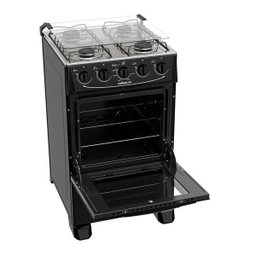 Fogão 4 Bocas Atlas Coliseum Forno Autolimpante Preto Bivolt - 3