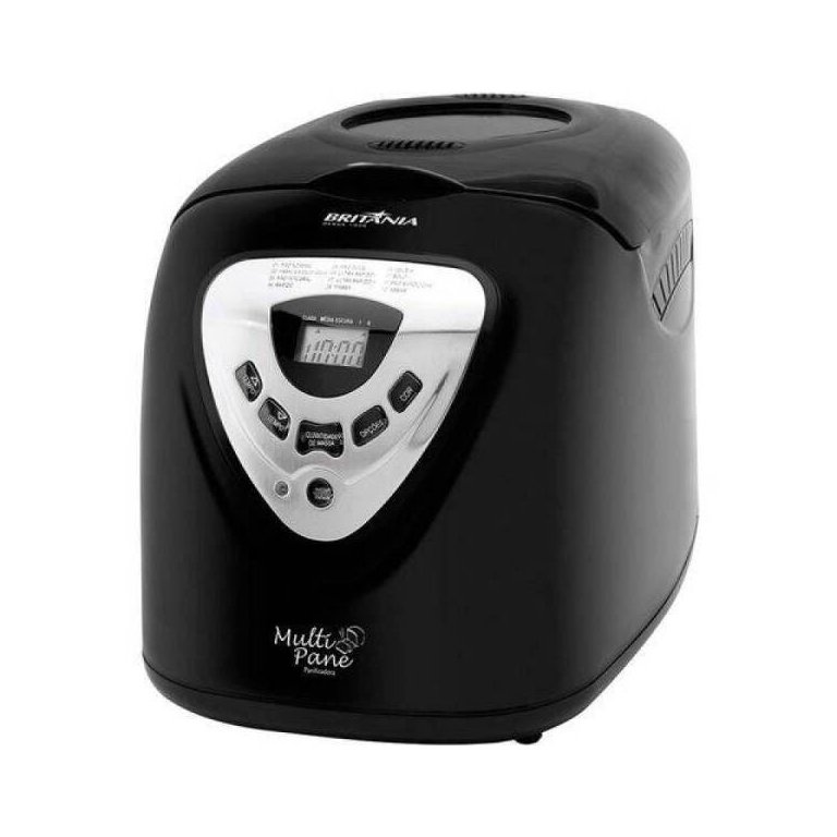 Maquina Pão Britânia Multipane 550W 12 Programas Preto 220V