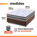 Ver imagem 3 de Colchão Casal Queen 1,58m Molas Ensacadas 30cm Love Story 158x198x68cm
