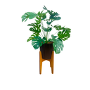 Ver imagem 1 de Suporte Cachepot P/ Vasos de Plantas Alto Luxo Médio