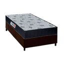 Ver imagem 1 de Cama Box Solteiro: Colchão Ortopédico Orthoflex Foggia Sogni Unic Face + Base CRC Suede Brown(