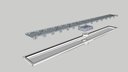 Ver imagem 3 de Ralo Linear Royal com Tampa Oculta 80cm