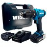 Parafusadeira Furadeira Impacto sem Fio WESCO WS2390K2 1/2" 13mm com 2 Baterias 18v 2.0Ah Carregador - 1