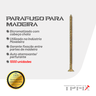 Parafuso Chipboard Philips para Madeira 4,5x35mm 1000 Unidades - 3