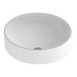 Cuba de Sobrepor Redonda 400mm Branco L.1050.17 - Deca - 1