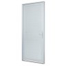 Porta Sasazaki Alumifort em Alumínio com Lambri Horizontal 1 Folha 216 x 98 x 5,4cm Branco - 3