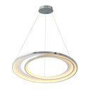Ver imagem 1 de Pendente Loop Cromado e Branco (d)82 + 62cm (a)2.2cm 1x76w 3000k 3000lm - Hm010cr