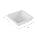 Ver imagem 3 de CUBA DECA EMBUTIR QUADRADA L415 GE17