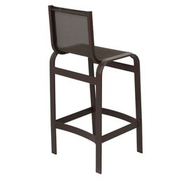 Banqueta de Alumínio para Área Externa Banco para Balcão Bar Marrom Marrom - 3