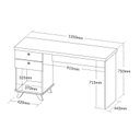 Ver imagem 4 de Conjunto Escritório Home: Escrivaninha 5934 + Estante 5333