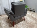 Ver imagem 3 de Kit 02 Poltrona Decorativa Opala Suede Cinza Escuro- Pandora Decor