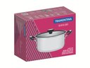 Ver imagem 2 de Caçarola Solar Silicone Rasa 20 Cm 2,9 L em Aço Inox Fundo Triplo com Tampa e Alças em Silicone Tram