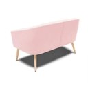 Ver imagem 5 de Namoradeira 02 Lugares Stella Suede Natural Rosa Bebê