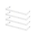 Ver imagem 1 de Kit - 4 Aparador Aramado em U 30x91cm Branco - Sa Gondolas