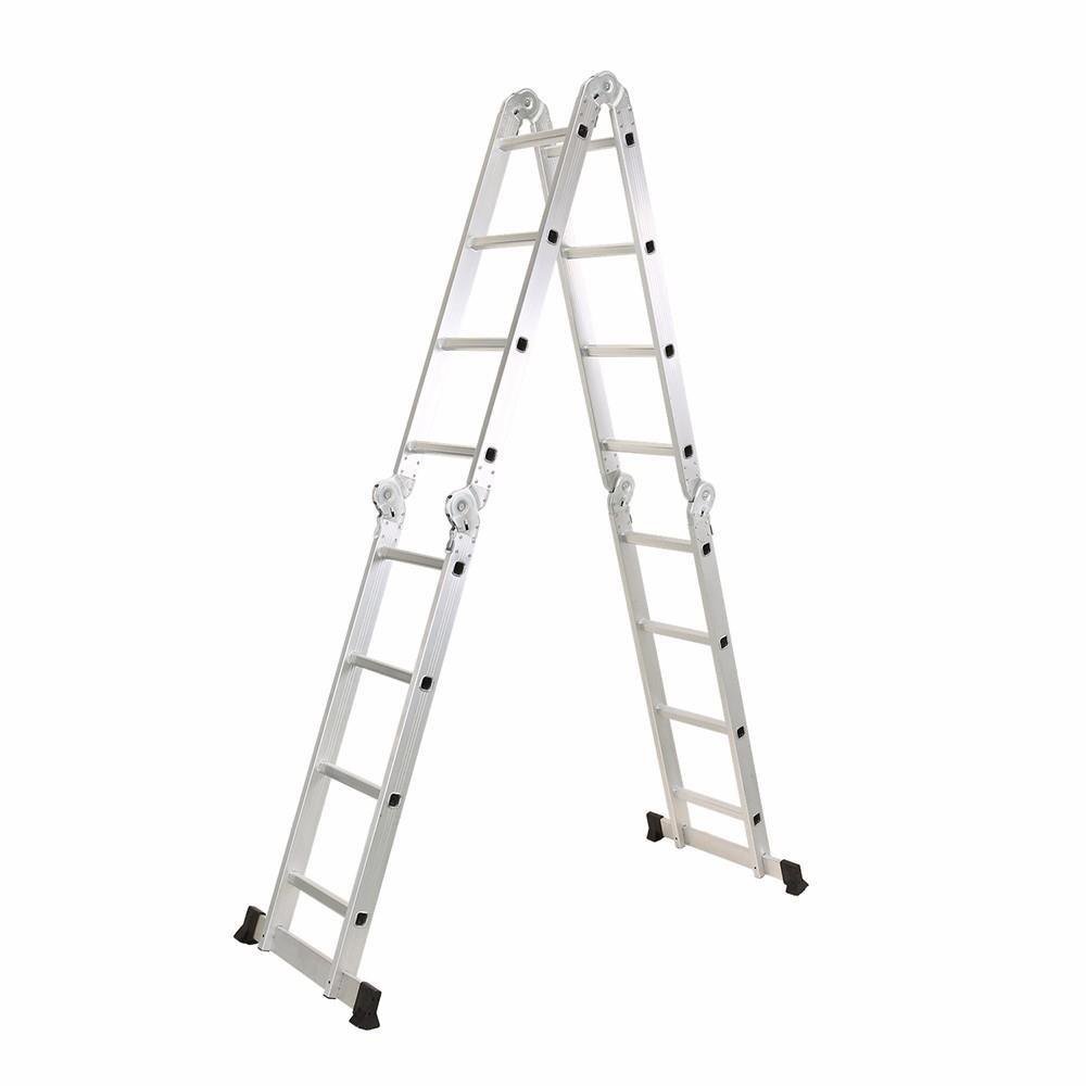 Escada Articulada Multifuncional 4x4 Alumínio Prizi 16 Degra - 1