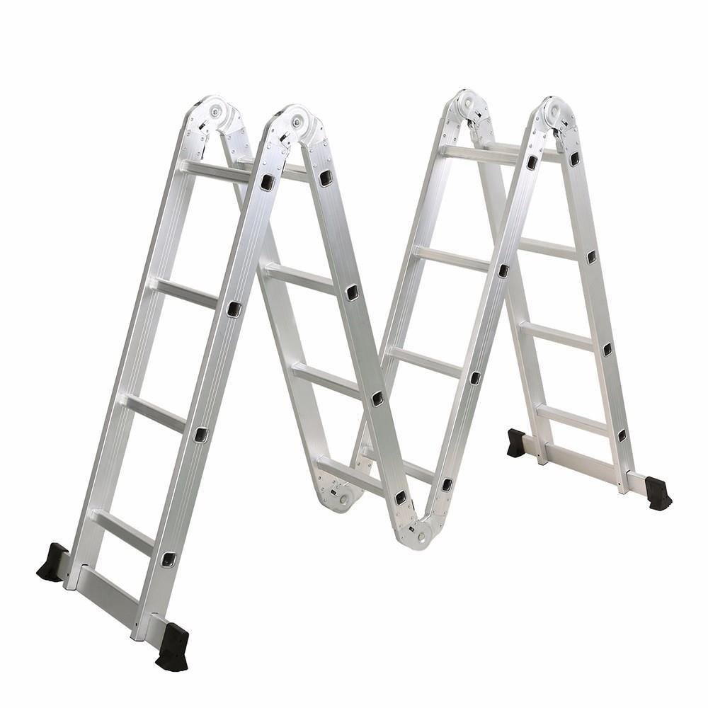 Escada Articulada Multifuncional 4x4 Alumínio Prizi 16 Degra - 3