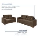 Ver imagem 7 de Conjunto de Sofá 2 e 3 Lugares Toquio