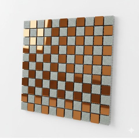 Pastilha de Vidro Kit 11 Uni Adesiva Parede Cozinha Sala Banheiro Decorativa Moderna Requintado Refo