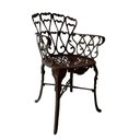 Ver imagem 3 de Conjunto Mesa 2 Poltronas Viena Premium Jardim Varanda Sacada Marrom