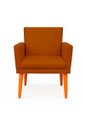 Ver imagem 4 de Kit 2 Poltrona Cadeira para Sala Confortável e Minimalista Paris em Suede