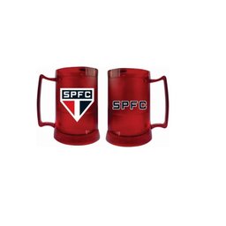 Caneca de gel vermelho-São Paulo SPFC - 1