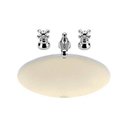 Ver imagem 1 de Cuba Embutida Oval 485x365mm Creme L.37.37 - Deca