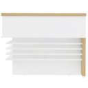 Ver imagem 4 de Balcão Para Recepção Escritório Office Atria Executiva 147x147cm A02 Carvalho Branco - Lyam Decor