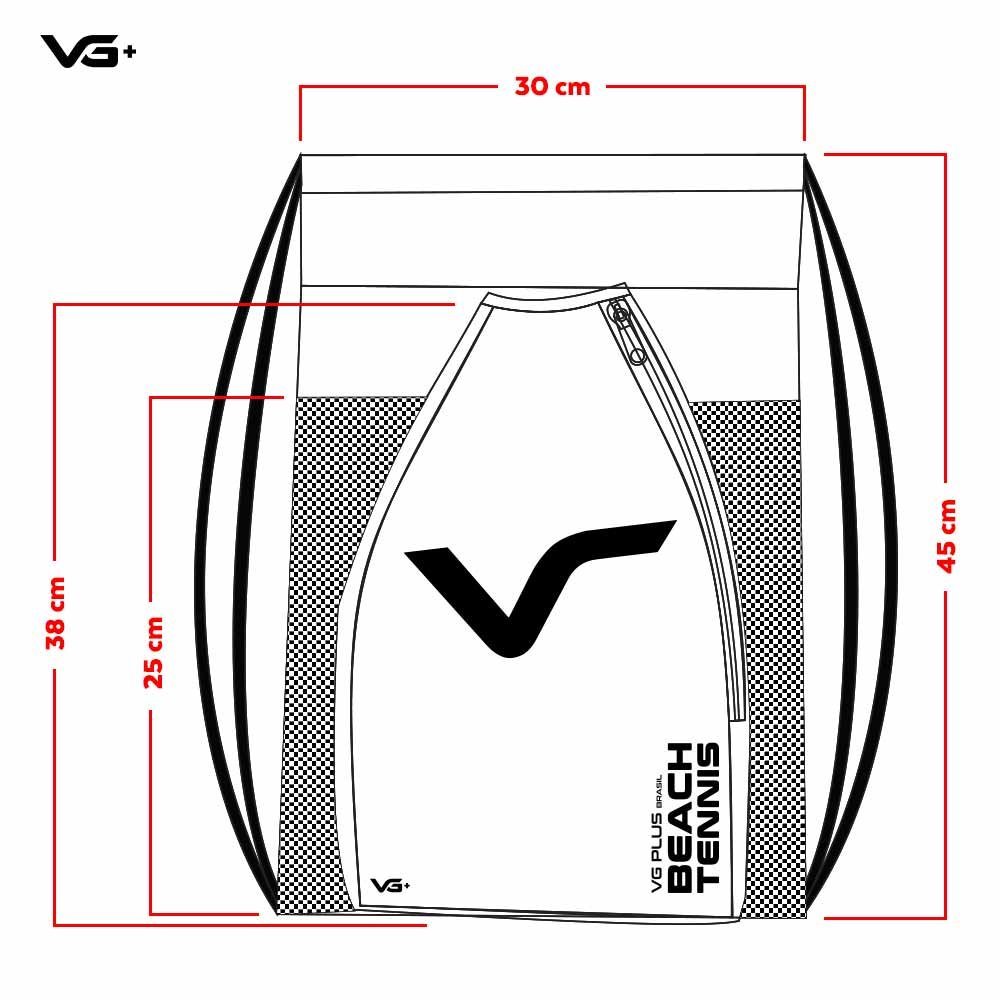 Bolsa de Transporte e Raqueteira Beach Tennis Verde VG Plus - 5
