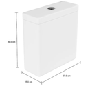 Ver imagem 3 de Caixa acoplada com acionamento Duo CD.21F.17