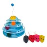 Brinquedos Para Gatos Interativo Torre Bolas e Ratinhos MPETSP Brinquedo Torre Gato e Ratinhos Azul - 1
