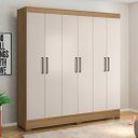 Ver imagem 1 de Guarda Roupa Casal 6p Pratico Amendola / Off