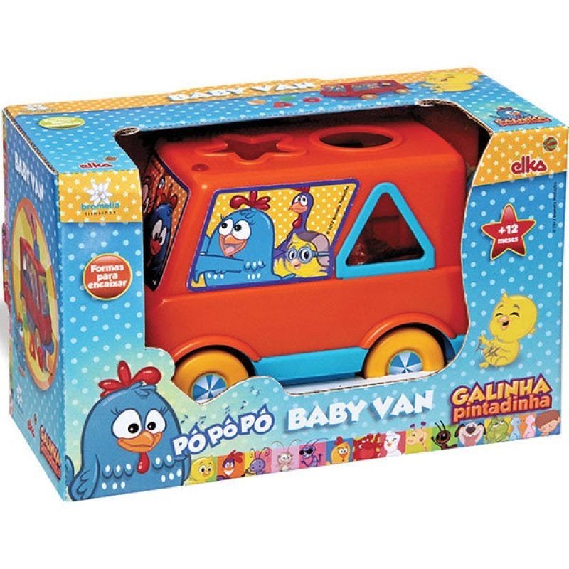 Brinquedo Educativo Galinha Pintadinha Baby Van Elka