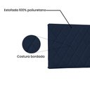 Ver imagem 3 de Painel de Cama 160cm Diamante Suede Azul Marinho - Lucadi Home