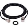Cabo Coaxial 3,5 Metros M-801K conector UHF Original Aquário - 1