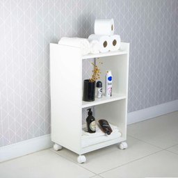 Estante Multiuso Armário Móvel para Banheiro com Rodinhas 40cm - 2