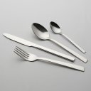 Ver imagem 1 de Kit 24 Talheres Faqueiro Home&co Tampa Aço Inox Prateado Faca Colher Garfo