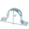 Abraçadeira Galvanizada Tipo U 4" - 50 Unidades - 2