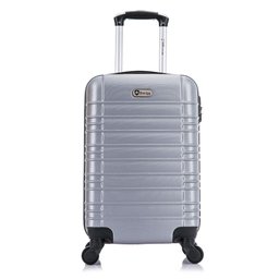 Kit 2 malas de viagem de bordo PP e P Detroit Swiss Move Prata - 4