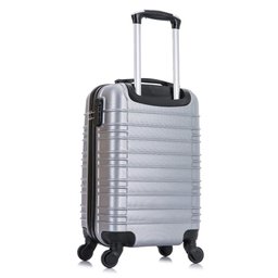 Kit 2 malas de viagem de bordo PP e P Detroit Swiss Move Prata - 6
