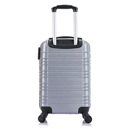 Kit 2 malas de viagem de bordo PP e P Detroit Swiss Move Prata - 5