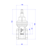 Base para Registro de Gaveta Deca 1 1/2" - 2