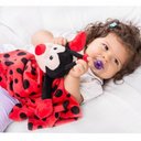 Ver imagem 2 de Meu Naninha Joaninha Sonho de Luz Vermelho / Preto Único