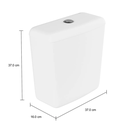 Ver imagem 3 de Caixa para Acoplar com Acionamento Duo Fast/Aspen/Izy/Ravena/Spot Deca Branco