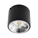 Ver imagem 1 de Plafon de Sobrepor Redondo Preto Foco Fixo P/ Led Ar111 Starlumen St2947
