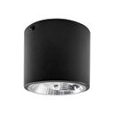 Ver imagem 3 de Plafon de Sobrepor Redondo Preto Foco Fixo P/ Led Ar111 Starlumen St2947
