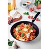 Wok Tramontina Solar Silicone 28 Cm 3,3l Aço Inox com Fundo Triplo e Antiaderente Tramontina - 3